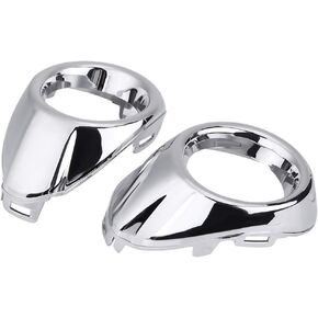 Fog Light Cover For Ford Focus 2012 2013 Pair of Front Bumper Fog Light Trim Ring Bracket Chrome for Ford Focus 2012 2013 2014 2014