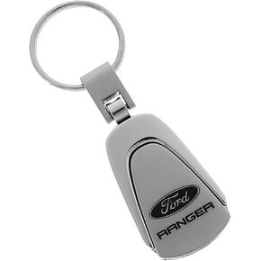 Au-TOMOTIVE GOLD Tear Drop Key Chain for Ford Ranger (Chrome)