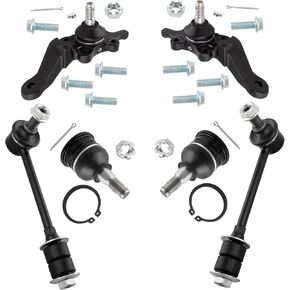 K90255 K90262 K90263 K90681 Front Stabilizer Sway Bar Links Upper & Lower Ball Joints for Toyota 4Runner 1996-2002 Tundra 2000-2002, Pack of 6