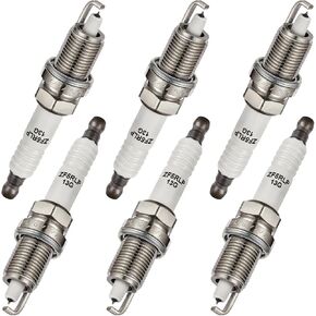 7781 Iridium Spark Plugs 6 Pack Compatible with Dodge Avenger Challenger Charger Journey Nitro Chrysler 300 Town & Country Sebring Pacifica Volkswagen Routan 3.5L 4.0L V6 Engine for ZFR5LP-13G