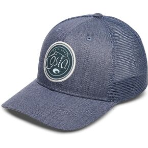 Costa Del Mar Mens Circle C Hook Trucker, Navy Blue Heather, One Size