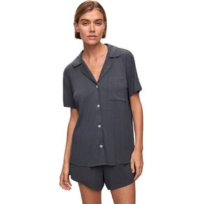 Eberjey Gisele Rib Relaxed Short PJ Set