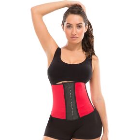 TruFigure® Colombian Sport Latex Waist Trainer/Cincher (Faja Deportiva) w/ 3-Hooks