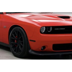Compatible with 2015-2020 Dodge Challenger Side Marker Tint Kit | Precut Dark Smoke Vinyl Overlays for '15-'20 Dodge Challenger (NOT-WIDEBODY) (20% Dark Smoked)