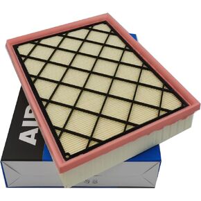 ALL WELL Engine Air Filter Fits Ford Ranger 2.3L 2019-2022,Ranger Lariat (2019-2022),Ranger Lariat (2019-2022),Ranger XLT (2019-2022)，EB3G-9601AA, EB3Z-9601B, FA1943, A31436