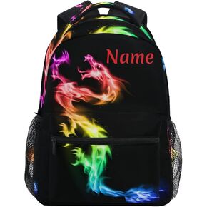 Asian Spiritual Gold Koi School Backpack Bookbag for Boys Girls Teens Casual Travel Bag Computer Laptop Daypack