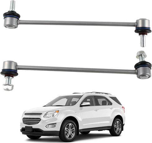 K750188 K750189 2 قطعة وصلات نهاية شريط Sway المثبت الأمامي متوافقة مع 2007-2017 شيفروليه كابتيفا Sport Equinox GMC Terrain Pontiac Torrent Saturn VUE XL-7 Sway Bar End Links in Kuwait