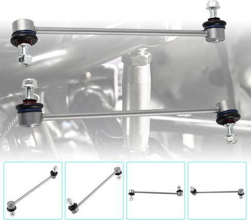 K750188 K750189 2 قطعة وصلات نهاية شريط Sway المثبت الأمامي متوافقة مع 2007-2017 شيفروليه كابتيفا Sport Equinox GMC Terrain Pontiac Torrent Saturn VUE XL-7 Sway Bar End Links in Kuwait