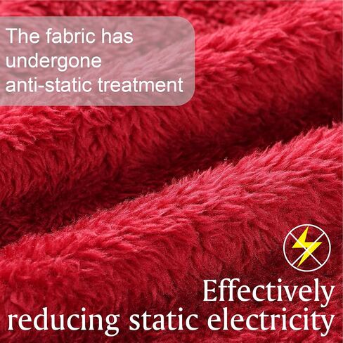 Inner Wish Womens Plush Fleece Robe, Cozy Warm Bathrobe Fuzzy Female Spa Robe With Pockets in Kuwait