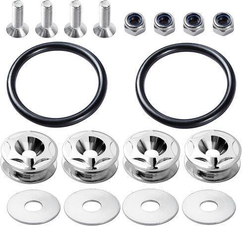 Bumper Quick Release Kit (Dark Black), Quick Release Bumper Holder Quick Release Bumper Fasteners Front Bumper Quick Release Bumper Holders for Cars Compatible for Universal Car Bumper in Saudi Arabia