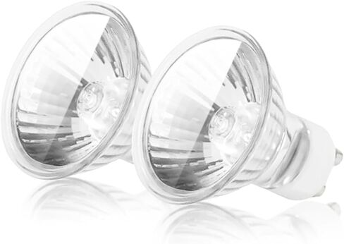 2Pcs Candle Warmer Light GU10 Bulbs Accessories, 50 Watt 110-130v Dimmable Wax Warmer Bulbs for Full Size Adjustable Temperature Height Lamp Candle Warmer in Saudi Arabia