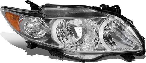 Auto Dynasty TO2502182 OE Style Driver/Left Side Headlight Lamp Compatible with Toyota Corolla 09-10 in Saudi Arabia