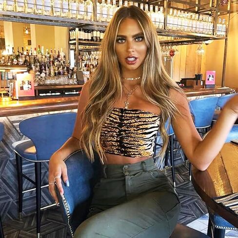 Women’s Leopard Animal Print Spaghetti Strap Tank Top Sexy Y2k Summer Sleeveless Cami Crop Top Trendy Dance Outfits for Girls in Saudi Arabia