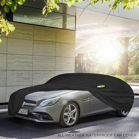 Car Cover Tarp Compatible with Mercedes-Benz SLK/SLC Class 180 200 230 250 280 300 320 350/AMG 32 43 55, Outdoor Car Covers for Automobiles All Weather Waterproof Car Tarpaulin with Storage Bag in Saudi Arabia