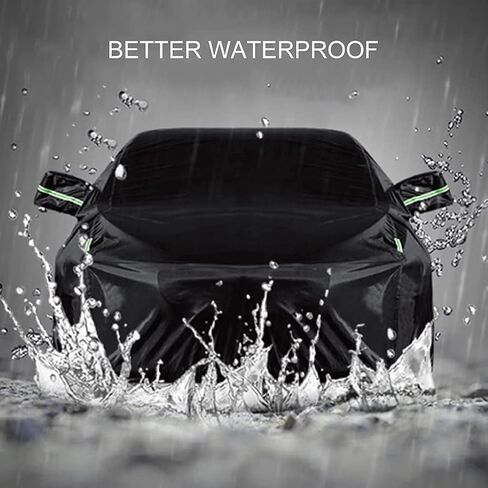 Car Cover Tarp Compatible with Mercedes-Benz SLK/SLC Class 180 200 230 250 280 300 320 350/AMG 32 43 55, Outdoor Car Covers for Automobiles All Weather Waterproof Car Tarpaulin with Storage Bag in Saudi Arabia