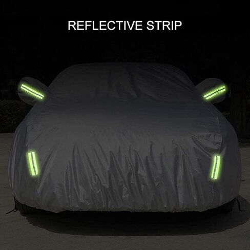 Car Cover Tarp Compatible with Mercedes-Benz SLK/SLC Class 180 200 230 250 280 300 320 350/AMG 32 43 55, Outdoor Car Covers for Automobiles All Weather Waterproof Car Tarpaulin with Storage Bag in Saudi Arabia