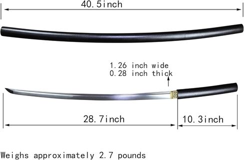 Handmade Katana Sword Real 1095 Steel Clay Tempered Samurai Sword in Saudi Arabia