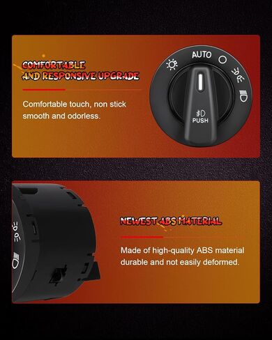 CCIYU Front Headlight Switch Compatible for Chrysler Town & Country 2012-2016,for Chrysler 300 2011-2014,for Dodge Charger 2011-2014 | Replaces 56046258AB in Saudi Arabia