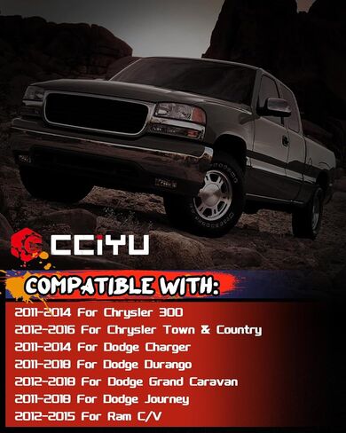 CCIYU Front Headlight Switch Compatible for Chrysler Town & Country 2012-2016,for Chrysler 300 2011-2014,for Dodge Charger 2011-2014 | Replaces 56046258AB in Saudi Arabia