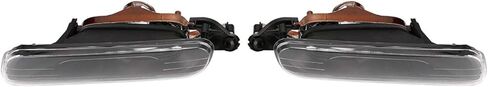 1 Pair Left Right Fog Lights Driving Lamps Cover LED Light Bar Fog Light Cover for BMW E46 4 Door 1999-2001 in Saudi Arabia