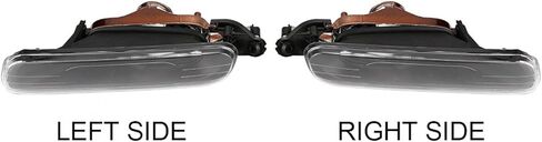 1 Pair Left Right Fog Lights Driving Lamps Cover LED Light Bar Fog Light Cover for BMW E46 4 Door 1999-2001 in Saudi Arabia