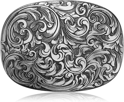 Antique Engraved Floral Belt Buckle, Western Cowgirl Belt Buckle for Women, Vintage Belt Buckle in Saudi Arabia