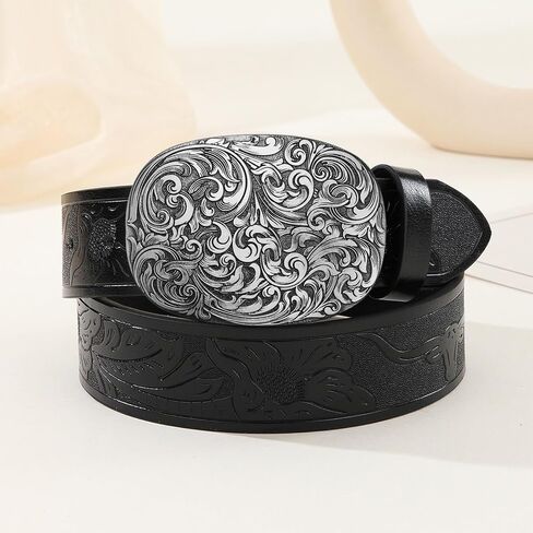 Antique Engraved Floral Belt Buckle, Western Cowgirl Belt Buckle for Women, Vintage Belt Buckle in Saudi Arabia