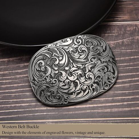 Antique Engraved Floral Belt Buckle, Western Cowgirl Belt Buckle for Women, Vintage Belt Buckle in Saudi Arabia