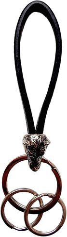 VALHALLA Steel car keychain wolf head decorated with Amulet for Men and Women keys in Saudi Arabia