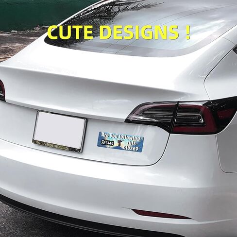 Car Bumper Magnet 9.7 * 3.1 inch Reflective Magnetic Reusable New Drivers Sticker Warning Safety Sign Funny Prank Car Decals for Vehicle Truck (Weeping) in Saudi Arabia