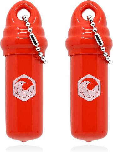 Floating Keychain (2 pack) with Waterproof Safety Container Boat Key Float - Pontoon, Fishing Accessories key holder in Saudi Arabia