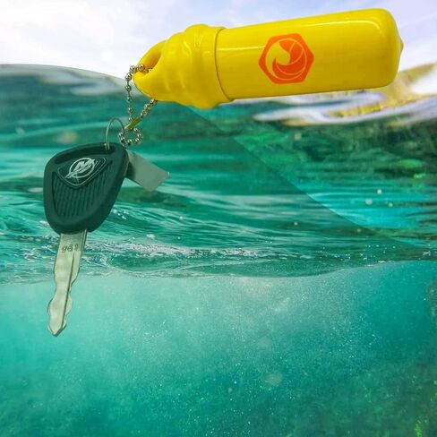 Floating Keychain (2 pack) with Waterproof Safety Container Boat Key Float - Pontoon, Fishing Accessories key holder in Saudi Arabia