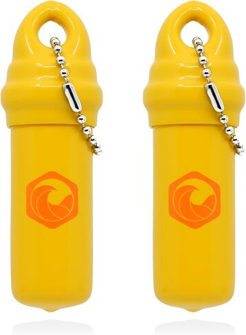 Floating Keychain (2 pack) with Waterproof Safety Container Boat Key Float - Pontoon, Fishing Accessories key holder in Saudi Arabia