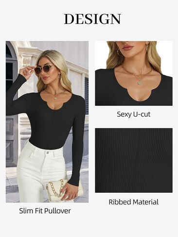 Tanou Women's Soft Knit Pullover Sweater in Saudi Arabia