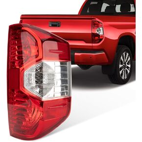Tail Light Assembly Fit For Toyota Tundra 2014 2015 2016 2017 2018 2019 2020 2021 Rear Left Driver Back Up Side Lens Housing Taillight Cover Replaces 81550-0C101 TO2800193(Lamp Included)
