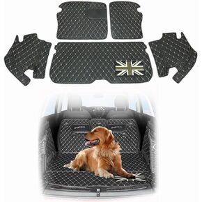 HEINMO Car Cargo Trunk Liner Floor Mat Full Cover for MN Cooper F56 Hatchback 2013-2022 2023 2024 Not for MN ONE Plus Trunk Protection Mats