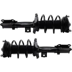 TRQ Front Strut & Coil Spring Assembly Set Driver & Passenger Sides Compatible with 18-23 Hyundai Kona
