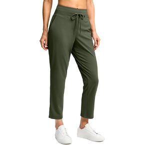 G Gradual Women's Pants Ankle Golf Pants 2 Pockets High Waisted 7/8 Stretch Sweatpants for Athletic Travel Casual Lounge Work