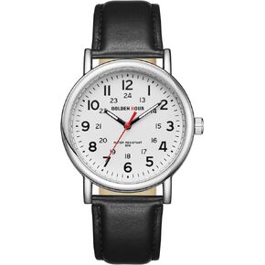 GOLDEN HOUR Men’s Quartz Analog Easy to Read 38mm Watch in Kuwait