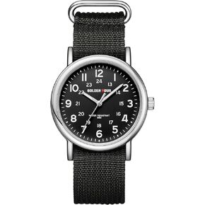 GOLDEN HOUR Men’s Quartz Analog Easy to Read 38mm Watch