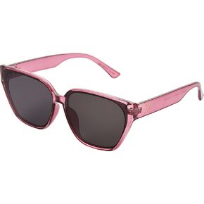 French Connection Women's Maisie Square Sunglasses, Rose, 62 mm