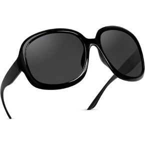 نظارات شمسية مستقطبة كبيرة الحجم من miyya Bug Eye للنساء، نظارات شمسية عصرية عصرية للنساء 2024، ظلال حماية من الأشعة فوق البنفسجية كبيرة الحجم