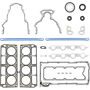 GEN III LS Gasket Set, LS9 Head Gaskets for LS1 LS6 LQ4 LQ9 4.8L 5.3L 5.7L 6.0L Compatible with 1999-2011 Chevrolet Silverado GMC Sierra Replace 12589226 12612350 12558178 12622033 12637683