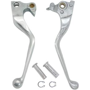 Polished Brake Clutch Hand Levers Compatible with Harley XL Sportster 883 1200 XL883 XL1200 Forty Eight Seventy Two 2014 15 16 17 18 19 2020