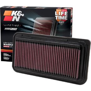 K&N High-Flow Original Lifetime Engine Air Filter: Increase Power & Acceleration, Washable, Premium, Replacement Car Air Filter: Compatible with 2005-2019 Toyota/Subaru/Scion (86, BRZ, FR-S), 33-2300