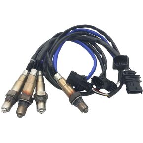 4Pcs Oxygen O2 Sensor 670004022 Oxygen Sensor Upstream and Downstream Fits for Maserati Ghibli 2014-2020 Levante 2017-2020 3.0L Turbo 670002199 670009076