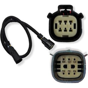 Oxygen O2 Sensor Extension Harness 6 Pin with 25.39'' Compatible with Ford Mustang 1Pack