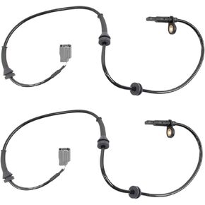 TRQ Front ABS Wheel Speed Sensor Set Compatible with 2017-2020 Nissan Rogue 17-19 Rogue Sport