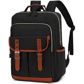 ZJYJING Laptop Backpack for Men Women, Lightweight Travel Work Business College Backpack Fits 15.6 Inch Laptop (Dark Blue)