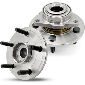 515072 Front Wheel Bearing Hub Assembly Compatible with Dodge Ram 1500 2002-2008,Hub Bearing 5 Lug, 2Pcs